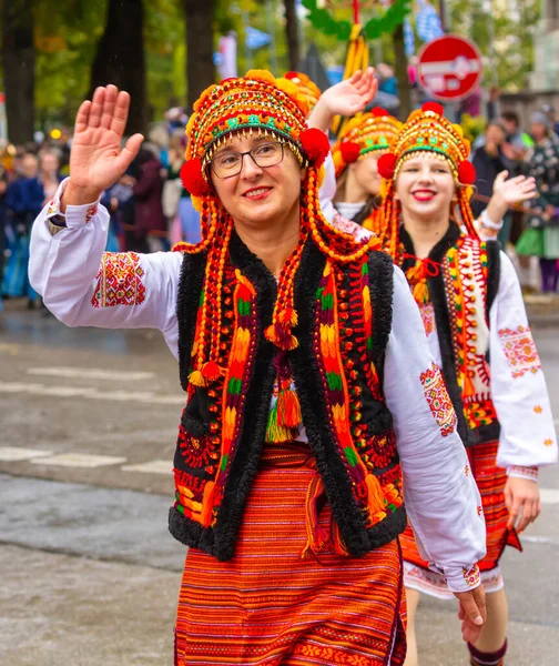 Trachten Und Schtzenzug Oktoberfest 2022 Dwóch Latach Przerwy Covid Monachium — Zdjęcie stockowe