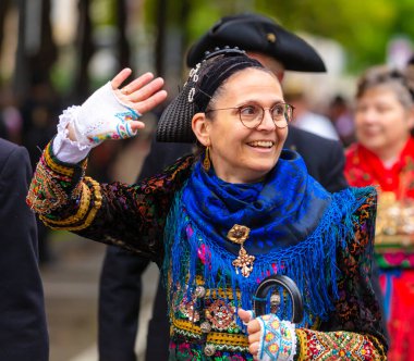 Ekim Festivali 'nin Trachten und Schtzenzug' u, Covid-19 'un Münih, Almanya' da geçirdiği iki yıldan sonra 2022 'de durdu.. 