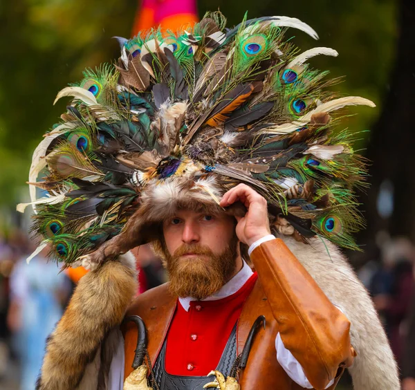 Trachten Und Schtzenzug Del Oktoberfest 2022 Después Los Dos Años — Foto de Stock