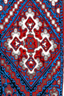 Geometrik şekilli kusursuz desen, vektör illüstrasyonu