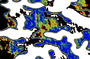 Renklerin, dokuların ve modern modellerin mükemmel bir karışımına sahip soyut bir arkaplan