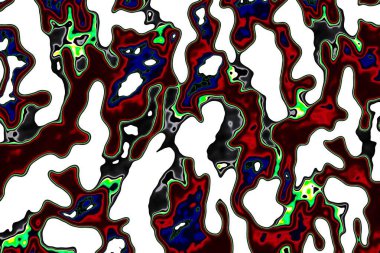 Renkli boya sıçramaları ve desenleri olan soyut arkaplan