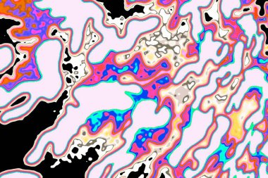 Soyut arkaplan, duvar kağıdı. Psikedelik doku.