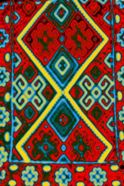 Geometrik şekilli kusursuz desen, vektör illüstrasyonu