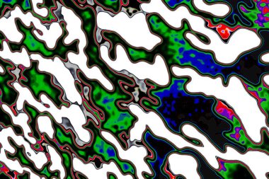 Renkli boya sıçramaları ve desenleri olan soyut arkaplan