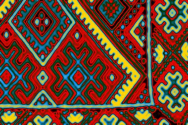 Soyut geometrik şekilli kusursuz desen