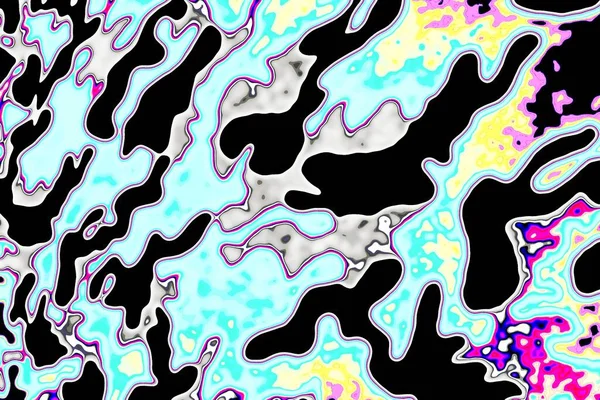 Абстрактный Фон Красочными Брызгами Краски Листьями — стоковое фото