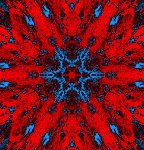 Αφηρημένο Πολύχρωμο Φόντο Καλειδοσκόπιο Όμορφο Συμμετρικό Σχέδιο Μοτίβο Γεωμετρική Διακοσμητική — Φωτογραφία Αρχείου