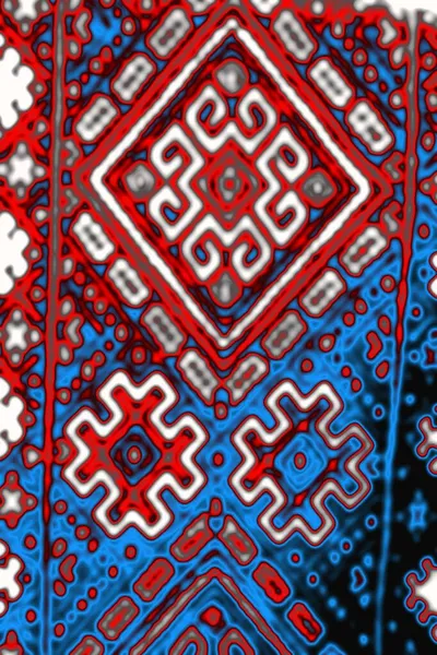 Geometrik şekilli kusursuz desen, vektör illüstrasyonu