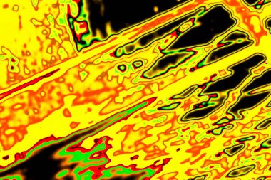 Çizik ve çatlaklarla metal doku.