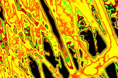 Çizik ve çatlaklarla metal doku.