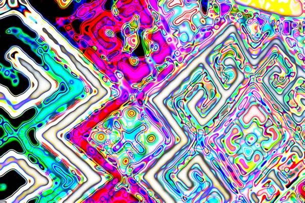 Fundo Abstrato Ilustração Textura Multicolorida — Fotografia de Stock