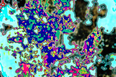 Soyut arkaplan. Çoklu renkli doku çizimi.