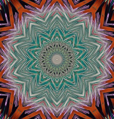 Kaleydoskop geçmişi. Çoklu renkli doku çizimi.