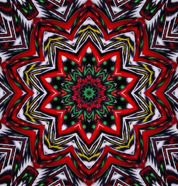 Kaleydoskop geçmişi. Çoklu renkli doku çizimi.