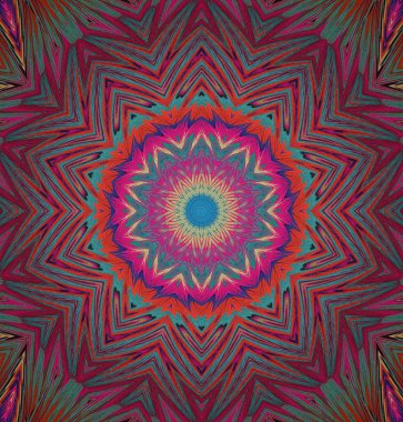 Kaleydoskop geçmişi. Çoklu renkli doku çizimi.