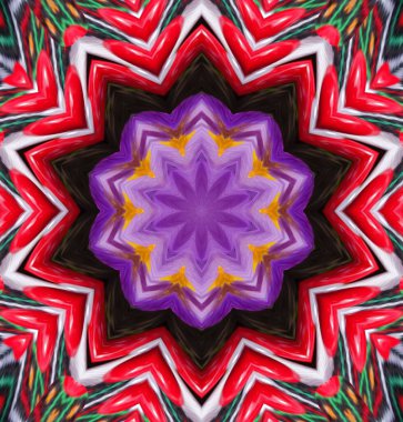 Kaleydoskop geçmişi. Çoklu renkli doku çizimi.