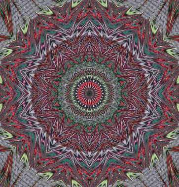 Kaleydoskop geçmişi. Çoklu renkli doku çizimi.