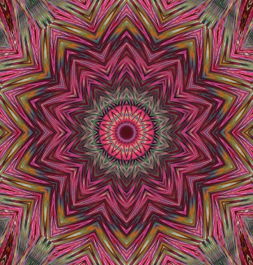 Kaleydoskop geçmişi. Çoklu renkli doku çizimi.