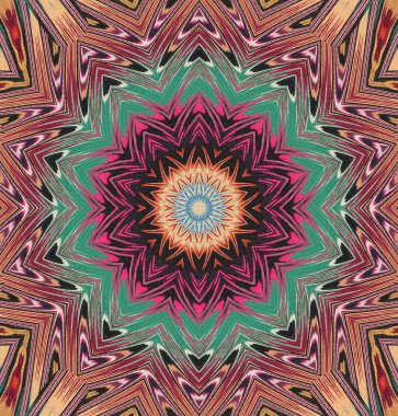 Kaleydoskop geçmişi. Çoklu renkli doku çizimi.