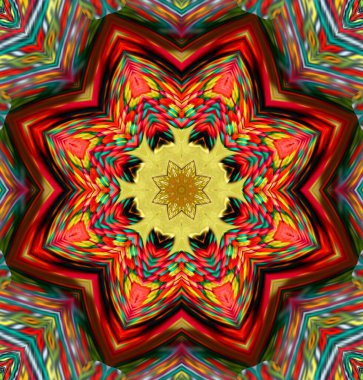 Kaleydoskop geçmişi. Çoklu renkli doku çizimi.