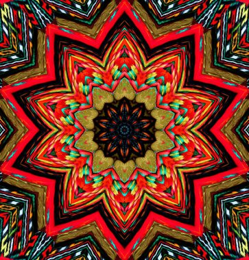 Kaleydoskop geçmişi. Çoklu renkli doku çizimi.