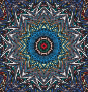 Kaleydoskop geçmişi. Çoklu renkli doku çizimi.