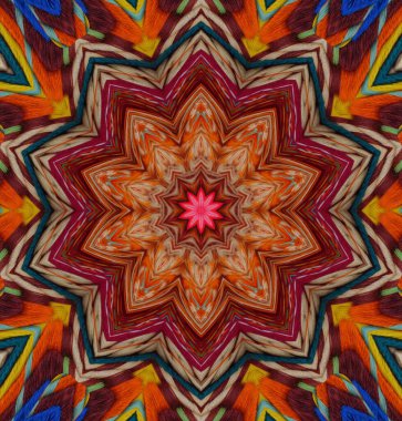 Kaleydoskop geçmişi. Çoklu renkli doku çizimi.