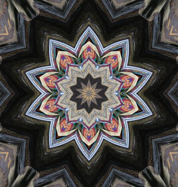 Kaleydoskop geçmişi. Çoklu renkli doku çizimi.