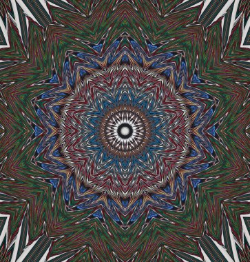 Kaleydoskop geçmişi. Çoklu renkli doku çizimi.