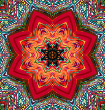 Kaleydoskop geçmişi. Çoklu renkli doku çizimi.