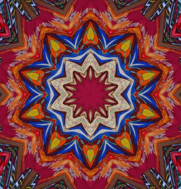 Kaleydoskop geçmişi. Çoklu renkli doku çizimi.