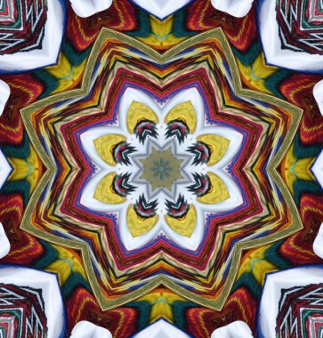 Kaleydoskop geçmişi. Çoklu renkli doku çizimi.