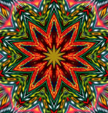 Kaleydoskop geçmişi. Çoklu renkli doku çizimi.