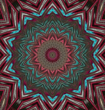 Kaleydoskop geçmişi. Çoklu renkli doku çizimi.