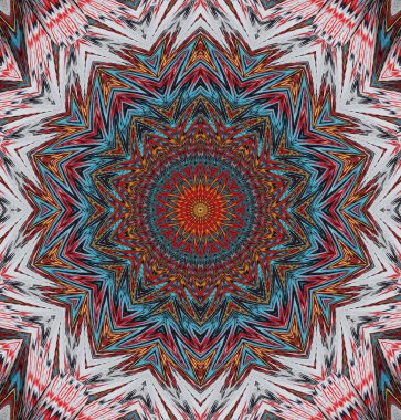Kaleydoskop geçmişi. Çoklu renkli doku çizimi.