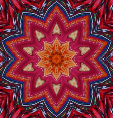 Kaleydoskop geçmişi. Çoklu renkli doku çizimi.