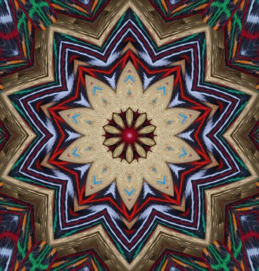 Kaleydoskop geçmişi. Çoklu renkli doku çizimi.