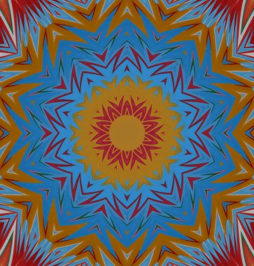 Kaleydoskop geçmişi. Çoklu renkli doku çizimi.