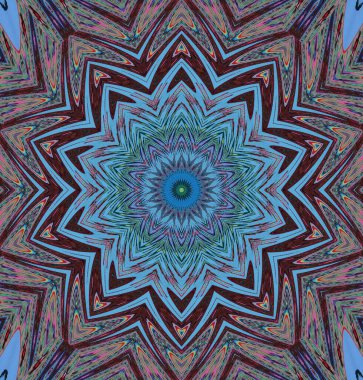 Kaleydoskop geçmişi. Çoklu renkli doku çizimi.