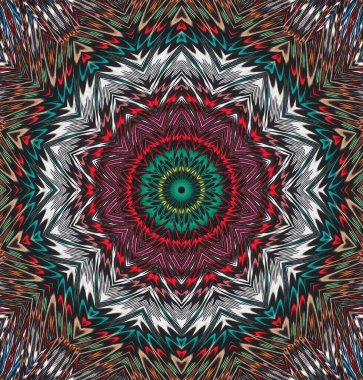 Kaleydoskop geçmişi. Çoklu renkli doku çizimi.