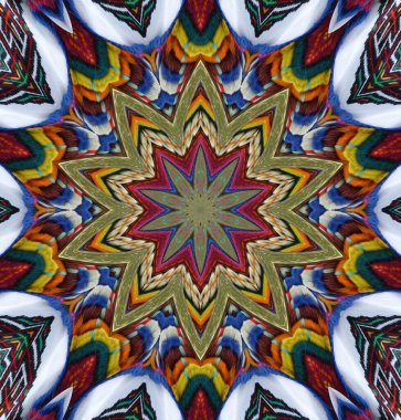 Kaleydoskop geçmişi. Çoklu renkli doku çizimi.