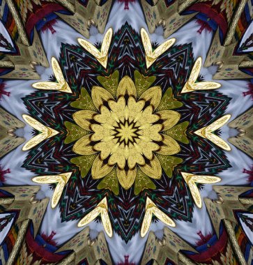 Kaleydoskop geçmişi. Çoklu renkli doku çizimi.