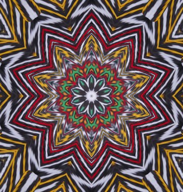 Kaleydoskop geçmişi. Çoklu renkli doku çizimi.