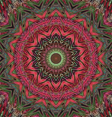 Kaleydoskop geçmişi. Çoklu renkli doku çizimi.