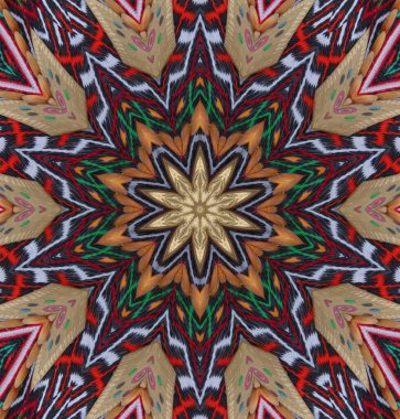 Kaleydoskop geçmişi. Çoklu renkli doku çizimi.