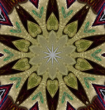 Kaleydoskop geçmişi. Çoklu renkli doku çizimi.