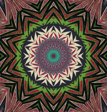 Kaleydoskop geçmişi. Çoklu renkli doku çizimi.