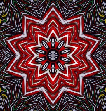 Kaleydoskop geçmişi. Çoklu renkli doku çizimi.