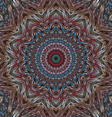 Kaleydoskop geçmişi. Çoklu renkli doku çizimi.